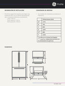 REFRIGERADOR GE PROFILE MABE PDF21EYRCFS