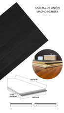 PISO MADERA DE INGENIERÍA LINEA MAJESTIC SEPIA (CAJA  1.95 M2) GROSOR 13.20MM/2MM CHAPA