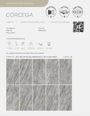 PISO PORCELANICO CORCEGA GRIGIO RECTIFICADO 79.3X159.3 (CAJA 1.26)1PZS
