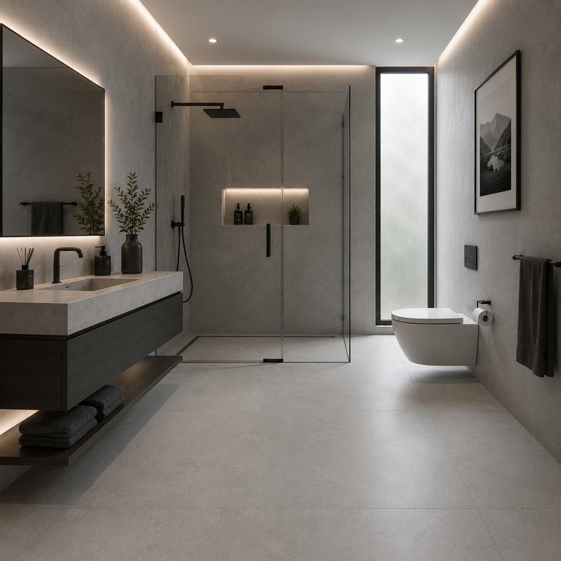 PISO PORCELANICO RUBIN CEMENT AHS RECTIFICADO 59.3X119 (CAJA 2.12)3PZS