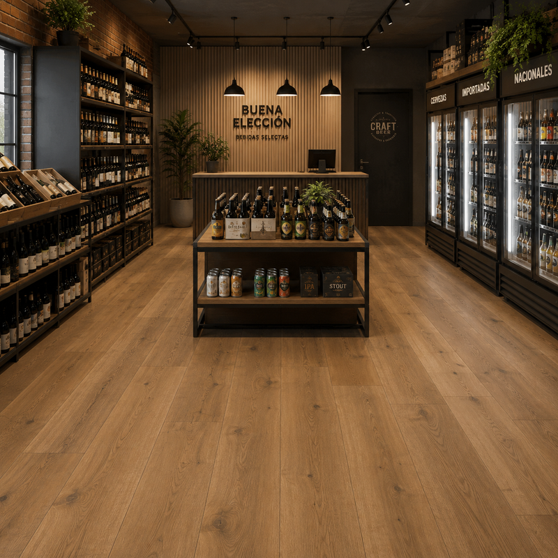 PISO TIPO MADERA CERAMICO IRATI CEDRO 19.5X119.5 (CAJA DE 1.83 M2 CONTIENE 8PZAS)