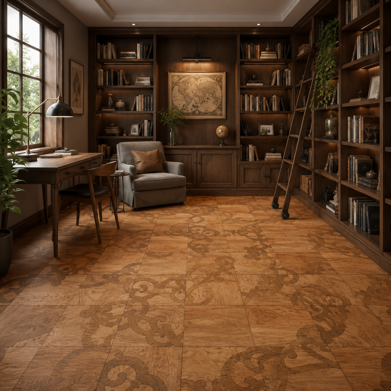 PISO TIPO MADERA CERAMICO IRATI DECO  19.5X119.5 (CAJA DE 1.83 M2 CONTIENE 8PZAS)