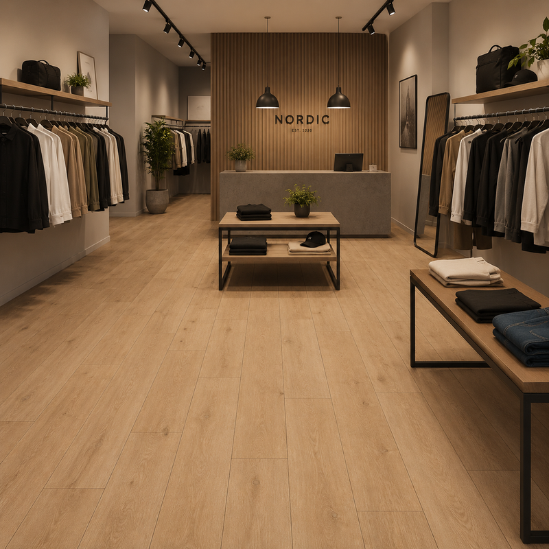 PISO TIPO MADERA CERAMICO IRATI ROBLE  19.5X119.5 (CAJA 1.83 M2 CONTIENE 8 PZAS)
