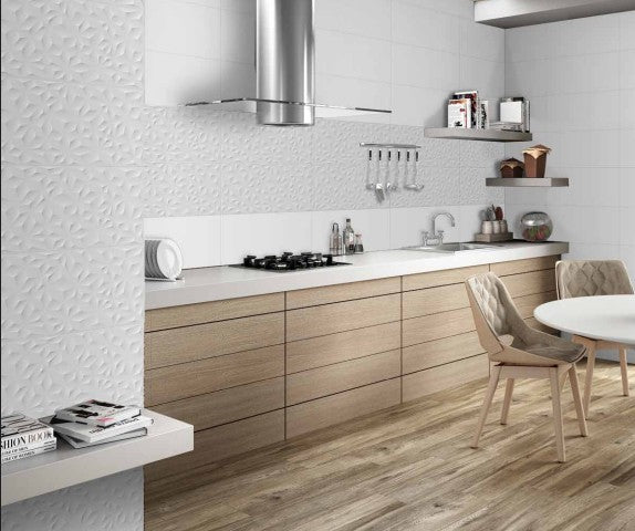 PISO CERAMICO POLAR KOZ BLANCO BRILLO 30X60 (CAJA 1.98 M2)