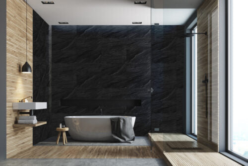 PISO CERAMICO PIZARRA NEGRA 30X60 (CAJA 1.98 M2)