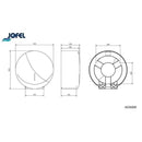 PORTAROLLO FUTURA MAXI INOX AE26000