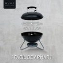 ASADOR DE CARBON PORTÁTIL 14" NUUR MODELO:ASCAR14