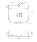 LAVABO SOBREPONER 1PSREB 35CM SANTORINI 1B LV SANTORINI1 35
