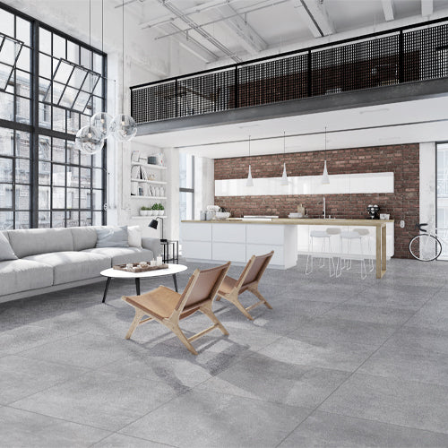 PISO CERÁMICO MYST GREY 60 X 60 (CAJA DE 1.80 M2 CONTIENE 5 PIEZAS )