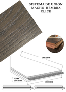 MADERA DE INGENIERIA EUROPEAN CON TEXTURA BLACK BROWN P2401 (CAJA 3.16 M2)GROSOR 15.00MM/4MM CHAPA