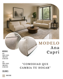 SALA ANA CAPRI TONO MOXIE BEIGEREFLEJA