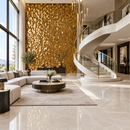 PANEL MARMOL DE PVC MARTELINADO GLOOM GOLD 244X112X.5CM