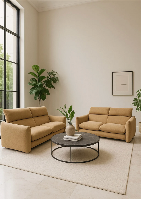 SALA CALIA EN TONO COZZY WOOD