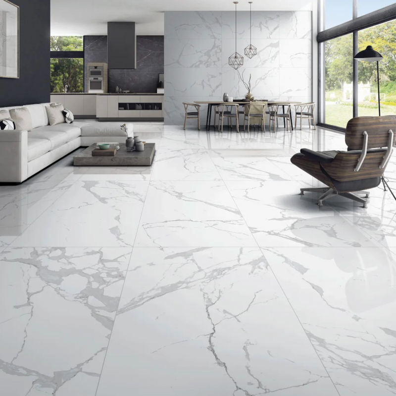 PISO PORCELANICO STATUARIO PEARL 160   80X160CM CAJA(2.56 M2)