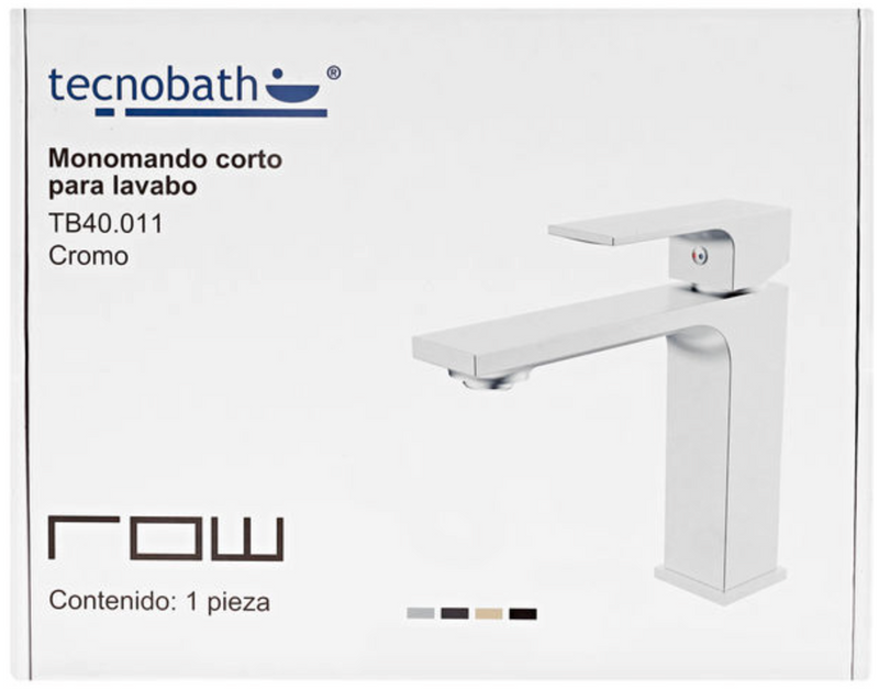 MONOMANDO CORTO PARA LAVABO TB40.011