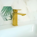 MONOMANDO CORTO PARA LAVABO BRUSHED GOLD TB43.011BG