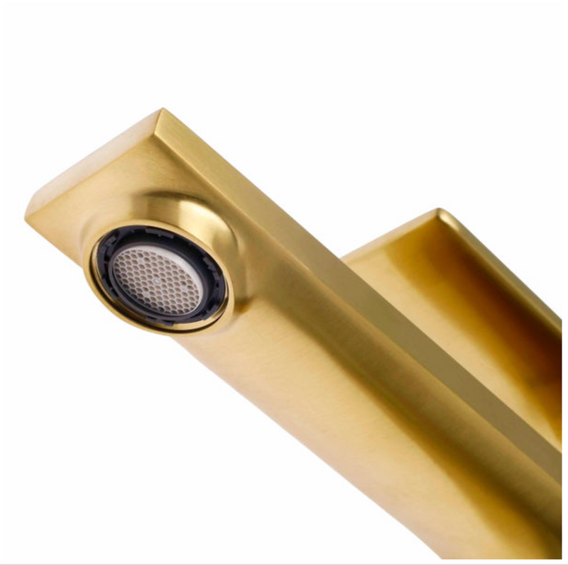 MONOMANDO CORTO PARA LAVABO BRUSHED GOLD TB43.011BG