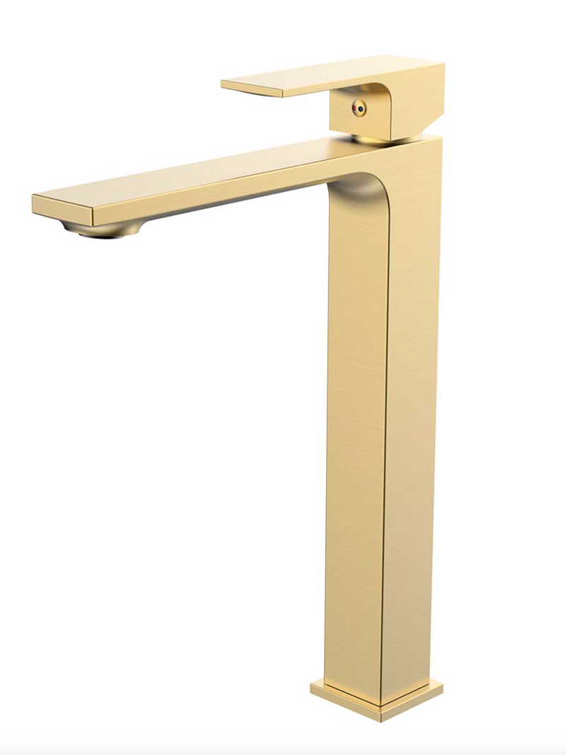 MONOMANDO ALTO PARA LAVABO BRUSHED GOLD TB43.031BG