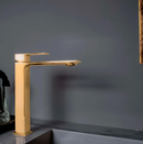 MONOMANDO ALTO PARA LAVABO BRUSHED GOLD TB43.031BG