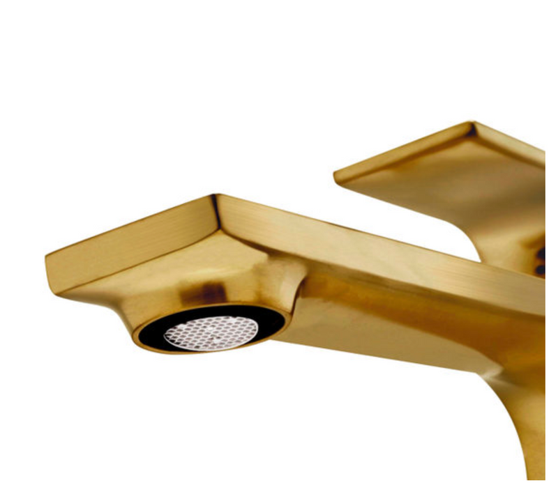 MONOMANDO ALTO PARA LAVABO BRUSHED GOLD TB43.031BG
