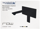 MONOMANDO EMPOTRAR PARA LAVABO TB41.021NEGRO MATE