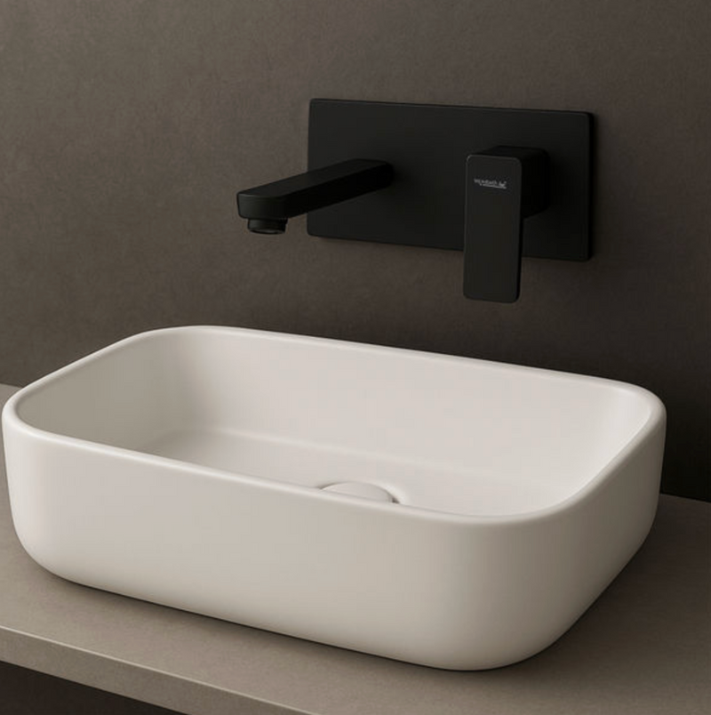 MONOMANDO EMPOTRAR PARA LAVABO TB41.021NEGRO MATE