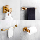 JUEGO DE 4 ACCESORIOS PARA BAÑO BRUSH GOLD TB43.030BG