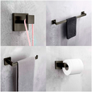 JUEGO DE 4 ACCESORIOS PARA BAÑO GRIS OXFORD TB42.030GM