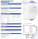 SECADOR DE MANOS ALTO RENDIMIENTO AVE BLANCO AA19126