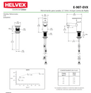 MONOMANDO CORTO PARA LAVABO EXPLORA CROMO. NO INCLUYE CONTRA 5.7 L ECOLVEX  E-907-EVX