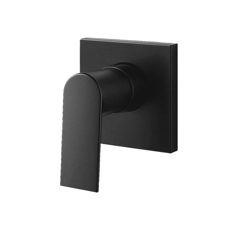 MONOMANDO EMPOTRABLE PARA REGADERA LATÓN TB33.101NEGRO MATE