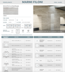 PISO PORCELANICO MARMI FILONI GREIGE RECTIFICADO 59.3X119 (CAJA 2.12)3PZS