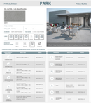 PISO PORCELANICO PARK GREY MARTELINADO RECTIFICADO 59.3X119 (CAJA 2.12)3PZS