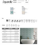 MURO PORCELANICO AQUARELLE 14.7X14.7 (CAJA 0.691 M2) 32PZ