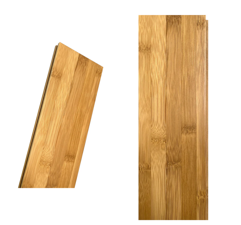 PISO DE MADERA SOLIDO DE BAMBOO CARBONIZADO HORIZONTAL (960*96*15 MM CAJA DE 2.21 M2)