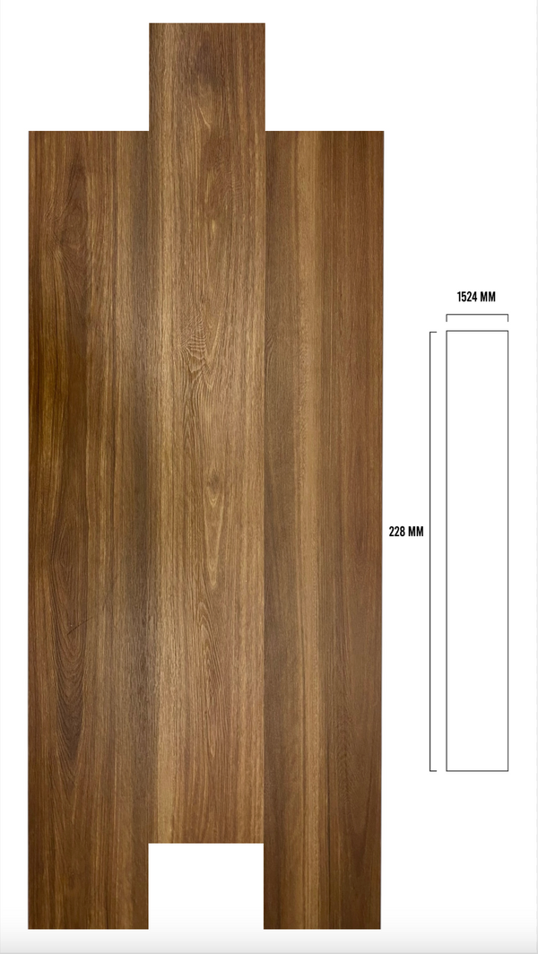 PISO VINILICO DICO SPC 5MM FLOORING #TF8509-5 WALNUT 1520X230X4MM+1MM (2.79M2XCAJA)