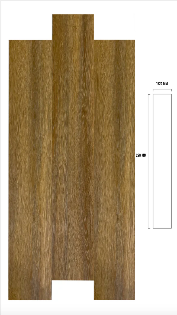 PISO VINILICO DICO SPC 5MM FLOORING #TF668 OAK 1520X230X4MM+1MM (2.79M2XCAJA)