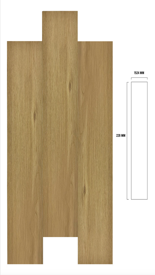 PISO VINILICO DICO SPC 5MM FLOORING #TF662 MAPLE 1520X230X4MM+1MM (2.79M2XCAJA)