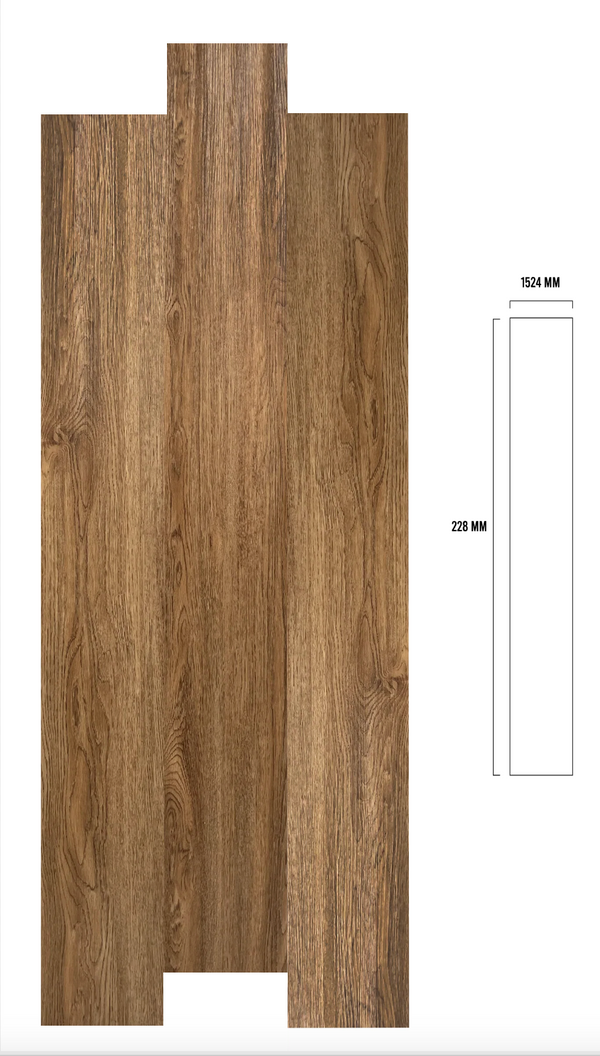 PISO VINILICO SPC BROS 6.5MM FLOORING #20186 OAK 1524X228X6.5MM(2.08 M2XCAJA)