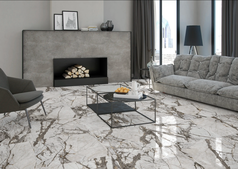 PISO CERAMICO MARSELLA BRILLO 60X120 2 PZS (CAJA 1.42 M2)