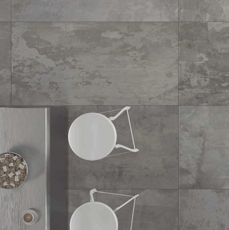 PISO GRES PORCELANICO INDUSTRY RAW GREY 75*150 (CAJA 1.125 M2)