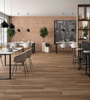 PISO CERÁMICO TANGER NOGAL 22.5 X 60 CM (CAJA 1.89 M2) 14 PIEZAS