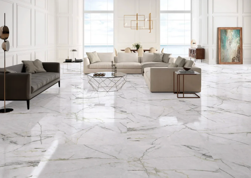 PISO PORCELANICO STATUARIO EMERALD 80X160CM CAJA(2.56 M2)