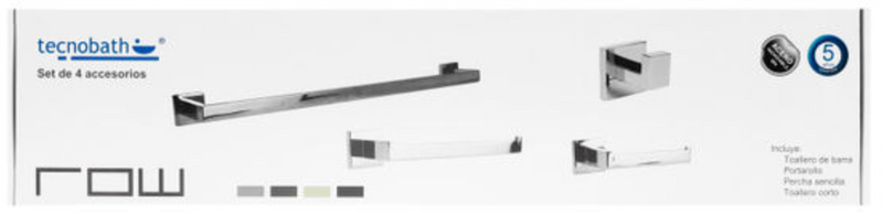 JUEGO DE 4 ACCESORIOS PARA BAÑO TB40.030