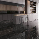 PISO PORCELANICO SOLANGE NEGRO PULIDO 80X160 (CAJA 2.56)2PZ