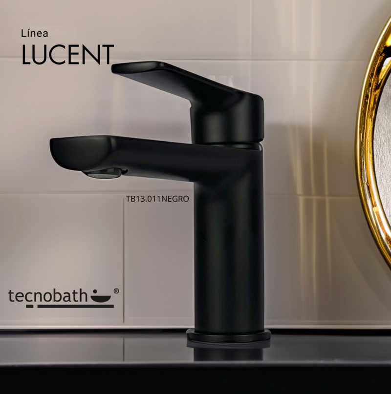 MONOMANDO CORTO PARA LAVABO TB30.011NEGRO MATE