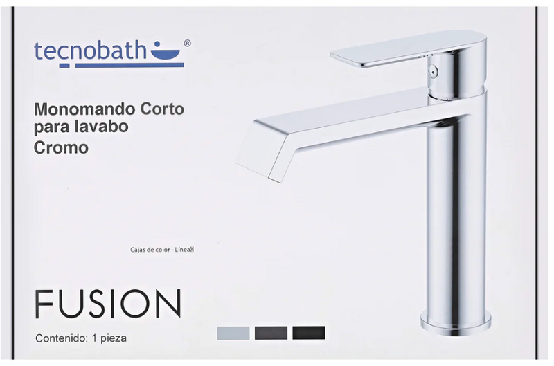 MONOMANDO CORTO PARA LAVABO TIPO CASCADA TB33.011