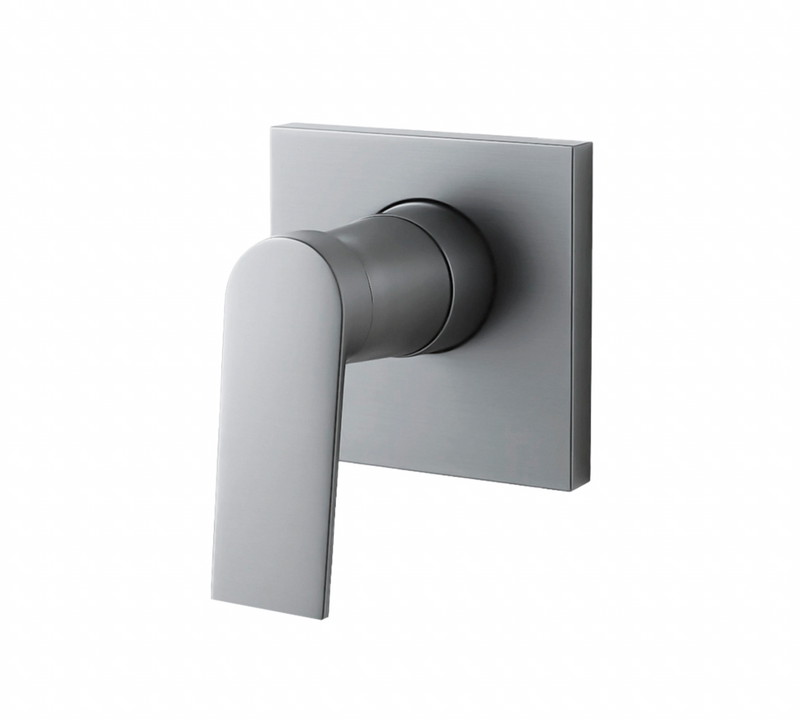 MONOMANDO EMPOTRABLE PARA REGADERA LATÓN GRIS OXFORD TB33.101GO