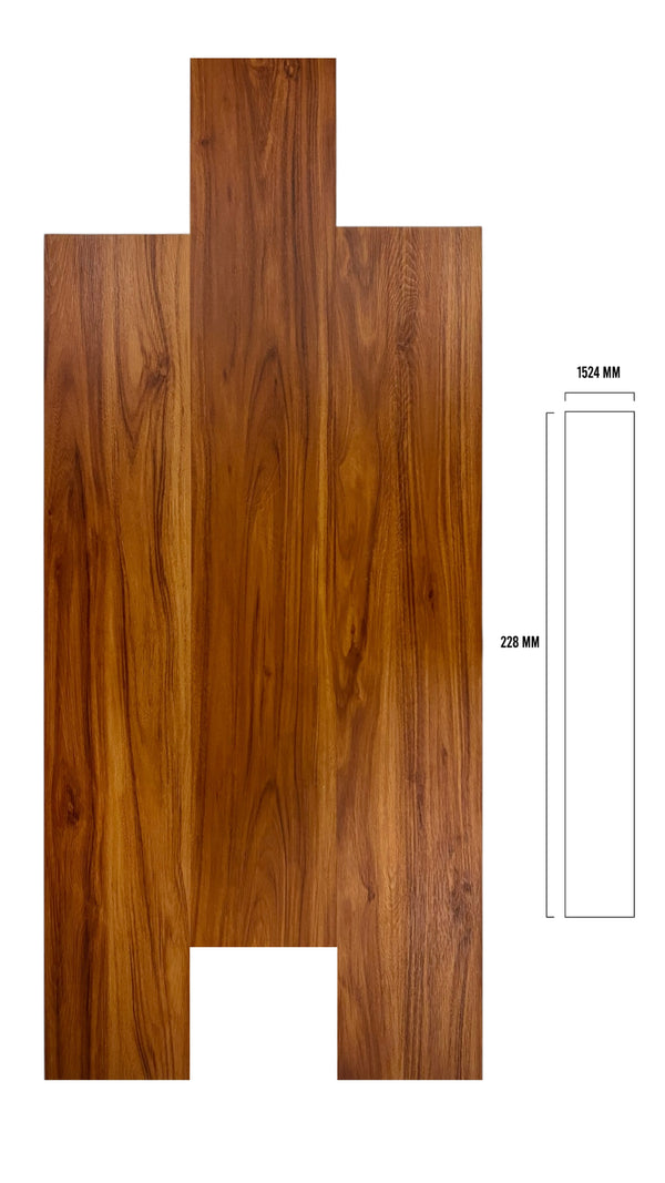 PISO VINILICO DICO SPC 5MM FLOORING #TF8136-1 CHERRY 1520X230X4MM+1MM (2.79M2XCAJA)