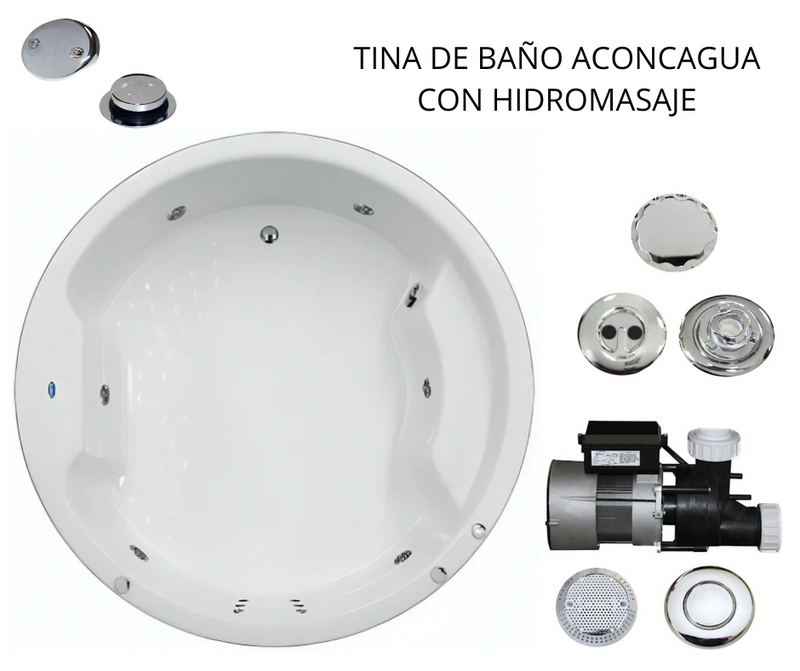 TINA ACONCAGUA CON/SIN HIDROMASAJE